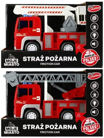 Auto straż R/C FF 24x16x12 moje miasto, Mega Creative