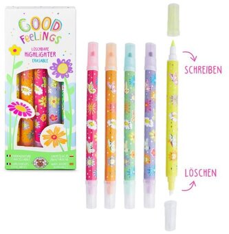 Zakreślacze zmazywalne 5-kol., Trendhaus