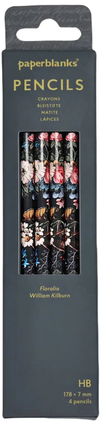 Ołówek William Kilburn Floralia op. 4szt, Paperblanks