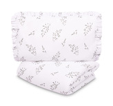 POŚCIEL 2-ELEMENTOWA GAŁĄZKA ZIELONY 100X135 CM