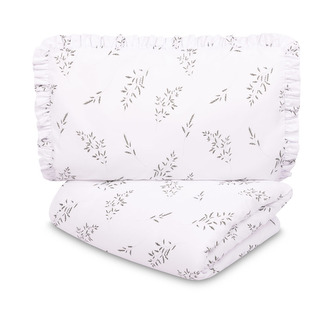 POŚCIEL 2-ELEMENTOWA GAŁĄZKA ZIELONY 100X135 CM