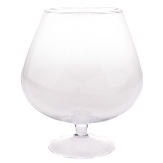 Skleněná nádoba na stopce  v 24cm, 1/60