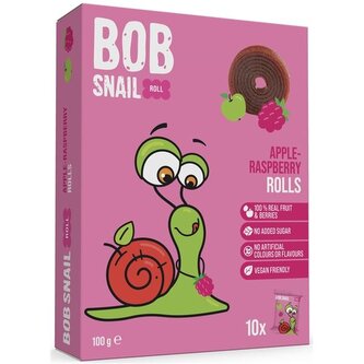 Ov.rolky Bob Snail - jablko-malina,bal.10x10g,100g