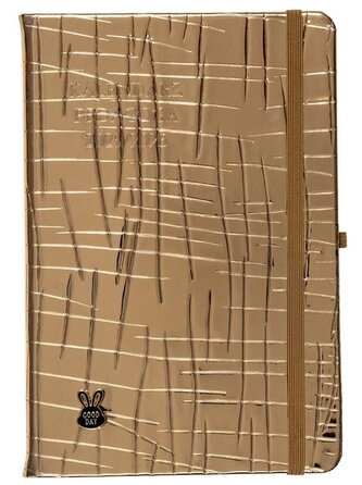 Kalendarz pedagoga 2025/26 A5 tyg. Salsa złoty