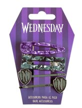 SADA 4 KS SPONKY A KLIPY DO VLASŮ WEDNESDAY