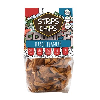 Krekry luštěninové Francie 80 g   STRIPS CHIPS