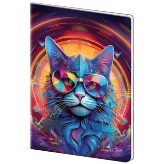 Sešit č. 544, A5, 40 listů, linkovaný, Cat