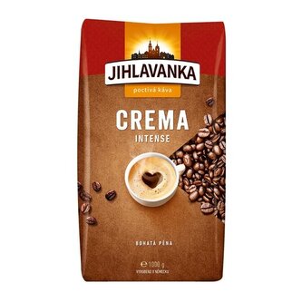 Zrnková káva Jihlavanka - Crema Intense, 1 kg