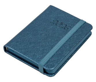 Kalendarz 2026 A7 tyg Rock perłowy