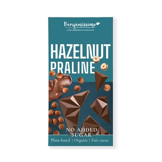 Čokoláda pralinková bez přidaného cukru 60 g BIO   BENJAMÍSSIMO