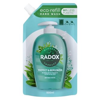 Tekuté mýdlo Radox- Protec+Replenish,náplň, 500 ml