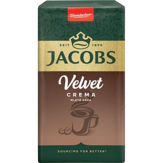 Mletá káva Jacobs - Velvet Crema, 250 g