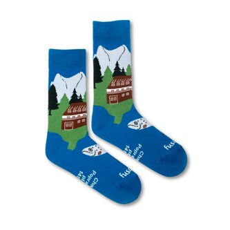 Ponožky Chata pri Popradskom plese Modré M (39-42)