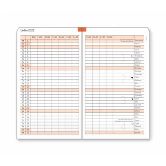 Formulář ADK, Měsíční diář - A5, 2026,13 listů