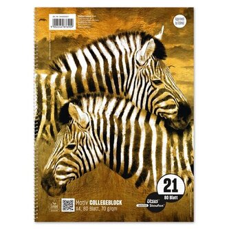 Blok COLLEGE URSUS A4, BV spirálová,linkovaný