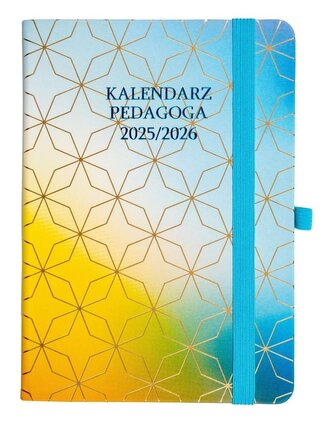 Kalendarz pedagoga 2025/26 B6 tyg Salsa tęczowy