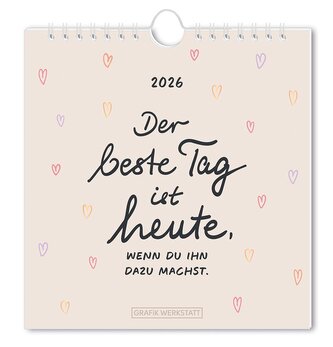 Postkartenkalender 2026 Der beste Tag