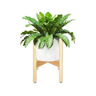 Dřevěný stojan na květiny 35 cm, přírodní SPRINGOS QAURTER