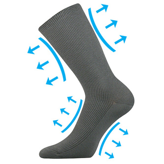 Lonka® ponožky Oregan šedá 51-54 (35-37) 1 pár