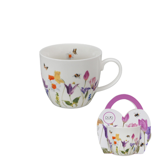 Kubek 460 ml w "koszyczku" MAY (sprzedaż w zestawach po 4 szt.)