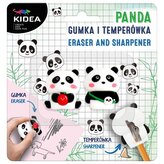 Gumka i temperówka Panda KIDEA