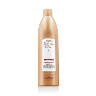 Alfaparf Milano Keratin Therapy Lisse Design Deep Cleansing Shampoo 1 Bond System 500ml