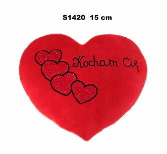 Serce Kocham Cię 15cm 152657