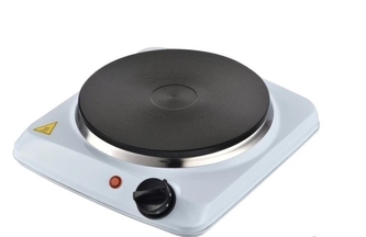 vařič 1plotýnkový BRAVO B-4987 bílý, d15,5cm-1500W