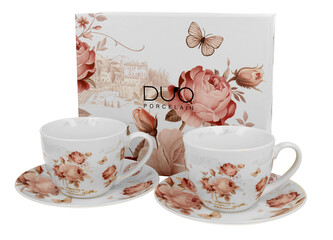 2 filiżanki ze spodkami SECESJA