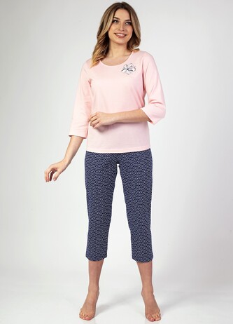 Piżama Regina 683 3/4 S-XL Z24/25 damska różowy XL