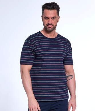 Piżama Cornette Various 338/51 kr/r M-2XL męska granatowy L