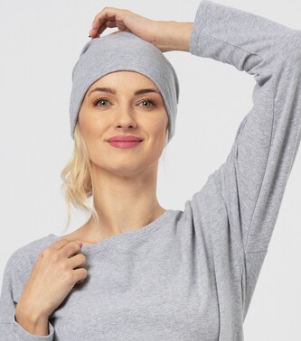 Czapka Key Hot Touch LHH 729 damska szary jasny uniwersalny