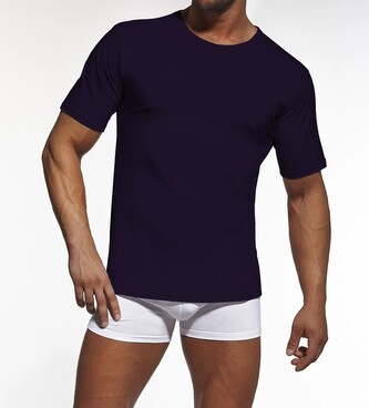 Koszulka Cornette 202 New kr/r 3XL-5XL granatowy 4XL