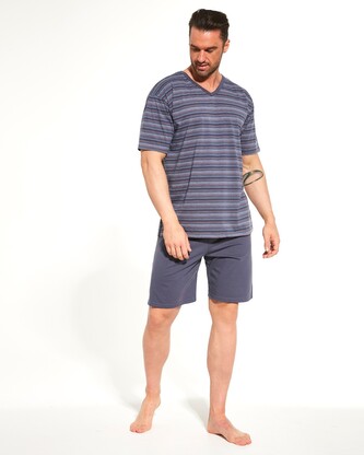 Piżama Cornette Various 330/31 kr/r S-2XL męska szary ciemny M