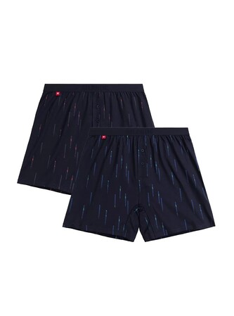 Bokserki Atlantic 2MBX-074 A'2 S-2XL granatowy XL