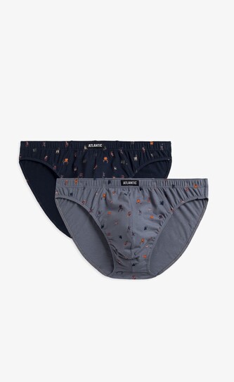 Slipy Atlantic 2MP-003 A'2 S-2XL szary-granatowy M