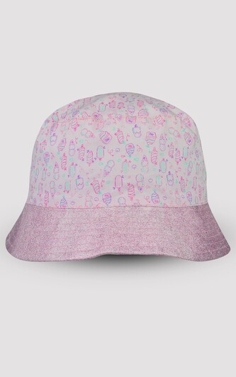 Kapelusz Noviti CK012 z Lodami Girl różowy 50-54 cm
