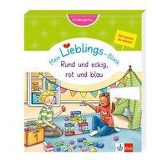 Mein Lieblings-Block Rund und eckig, rot und blau Mein Lieblings-Block Rund und eckig, rot und blau