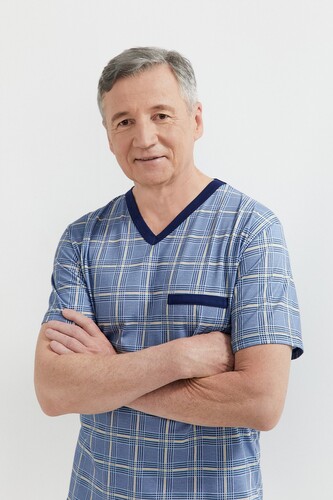 Piżama Martel 419 Marek I kr/r M-3XL niebieski L