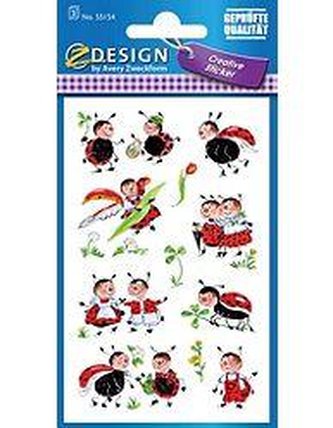 Naklejki papierowe biedronki 3