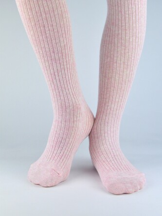 Rajstopy Noviti RB007 Girl Prążek 56-98 różowy melanż 80-86