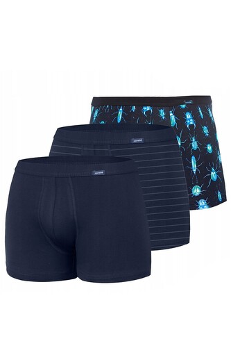 Bokserki Cornette 946/04 A'3 M-2XL granatowy-jeans XL