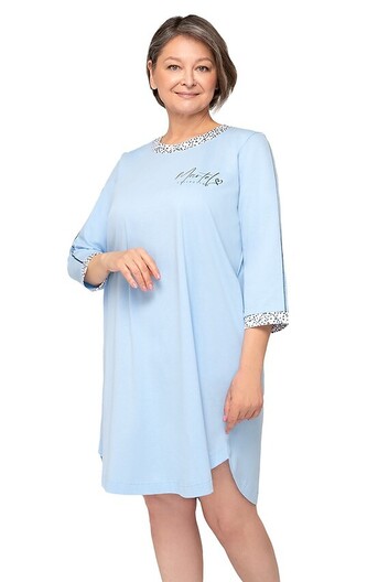 Koszula Martel 252 Laura II 3/4 M-3XL niebieski 3XL