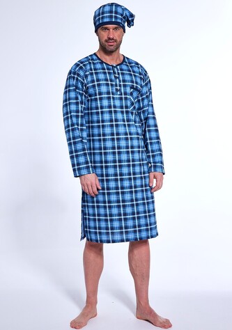 Koszula Cornette 110/31 dł/r M-2XL męska granatowy XXL