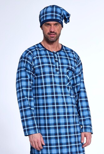 Koszula Cornette 110/31 dł/r 3XL-5XL męska granatowy 5XL