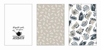 ŚCIERKA KPL.3 SZT 40X60 KUKE 006 HERBATA BAW.