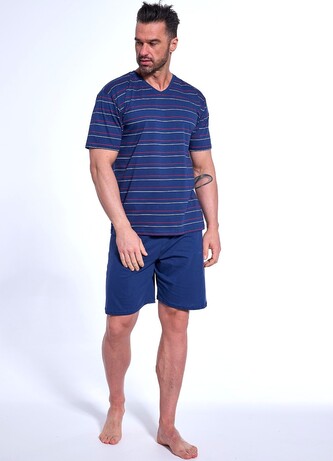 Piżama Cornette 330/48 kr/r S-2XL męska granatowy XXL