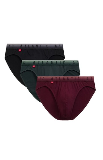 Slipy Atlantic 3MP-173 A'3 S-2XL bordowy-czarny-szmaragdowy S