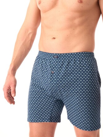 Bokserki Key MXC 947 A25 M-4XL granatowy M