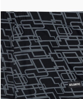 Bokserki kąpielowei Atlantic KMS-316 M-2XL czarny-szary M